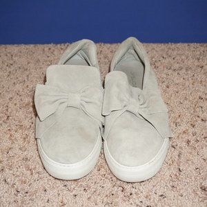 J/Slides Suede Bow Platform Sneaker